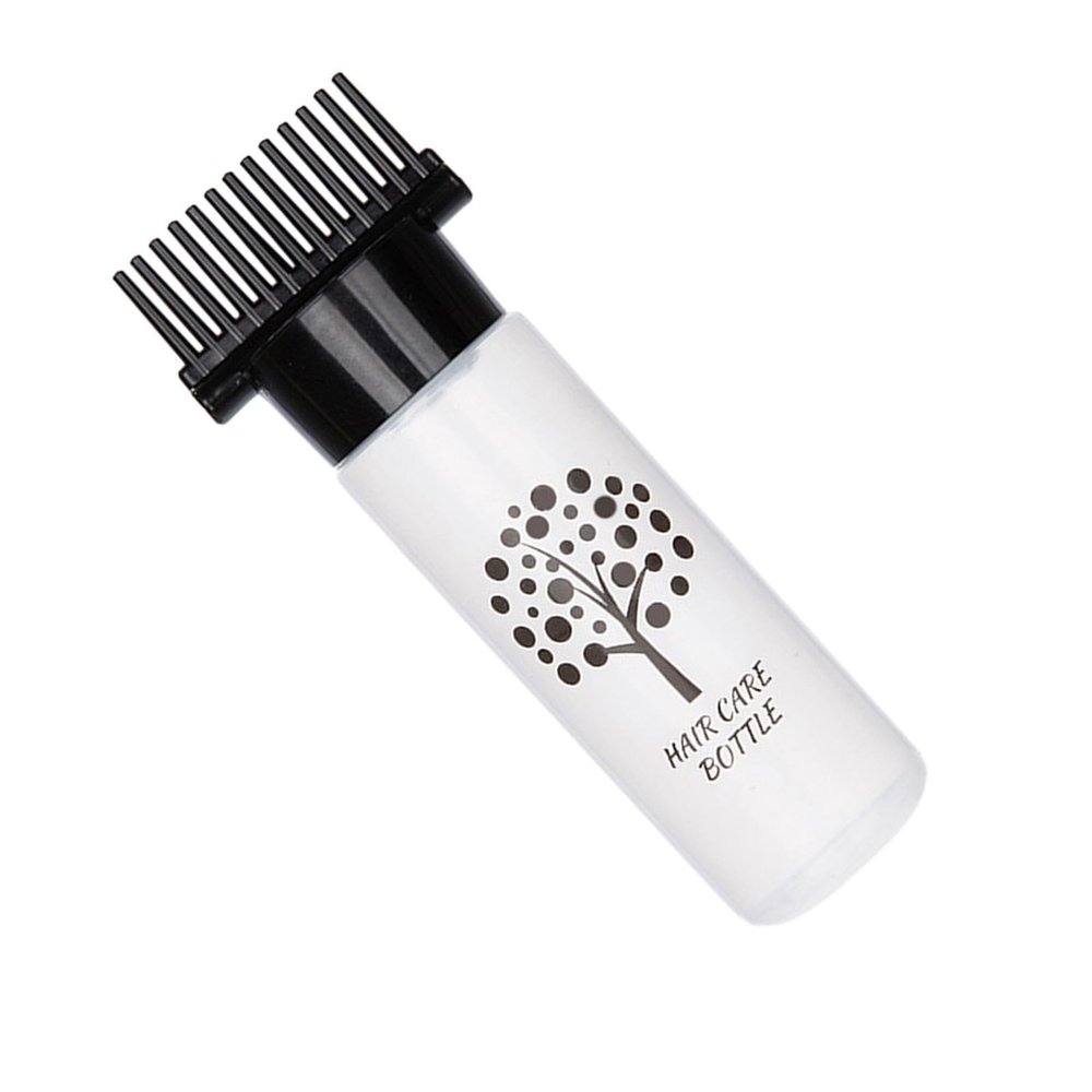 rongweiwang Root Comb Applicator Bottle, 180 ml, Black, 17.1 x 6.4 x 4.6 cm