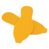 Non-Slip Rubber Basketball Shoe Sole Repair Patches, V-Pattern, Sizes 41–44 (Yellow) view 4