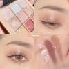9-Color Shimmer Glitter Eyeshadow Palette view 3