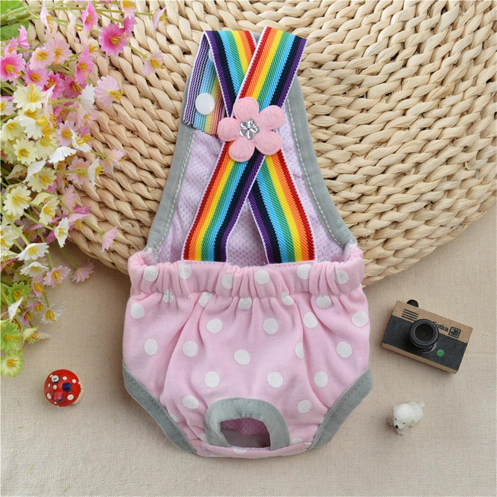 Reusable Female Dog Diaper, Heat/Period Panties, Cotton, C, XXS