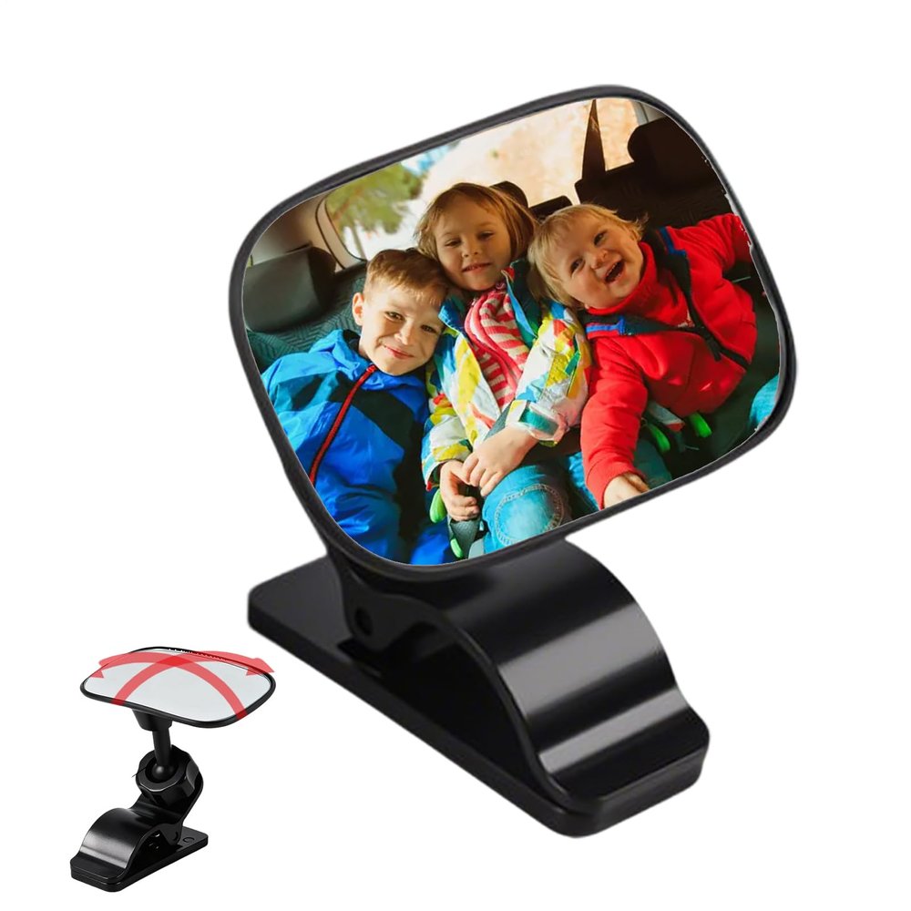 360° Rotating Baby Car Mirror for Rear-Facing Seats