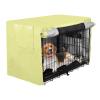 Champagne Yellow Dog Crate Cover, UV-Resistant with Roll-Up Sides, Reduces Barking, Medium view 2
