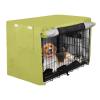 Mustard Dog Crate Cover with Mesh Windows view 2