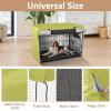 Mustard Dog Crate Cover with Mesh Windows view 4