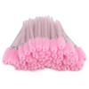 Yechiry 50-Pack Nylon Mascara Spoolie Brushes, Flexible Spiral Design, Disposable and Portable, Pink view 2