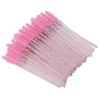 Yechiry 50-Pack Nylon Mascara Spoolie Brushes, Flexible Spiral Design, Disposable and Portable, Pink view 3