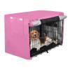 Coral Pink Dog Crate Cover, Breathable with Openings, Helps Reduce Barking, X-Large view 2