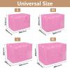 Coral Pink Dog Crate Cover, Breathable with Openings, Helps Reduce Barking, X-Large view 3