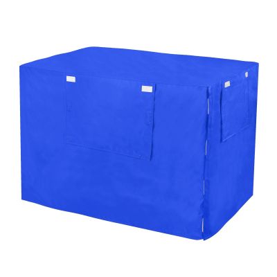Washable Ultramarine Dog Crate Cover, Easy to Install, Small