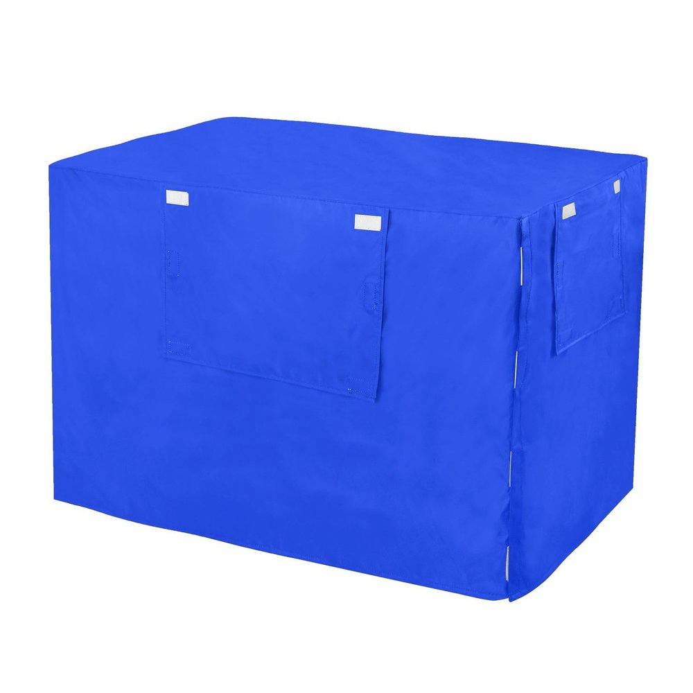 Washable Ultramarine Dog Crate Cover, Easy to Install, Small