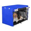 Washable Ultramarine Dog Crate Cover, Easy to Install, Small view 2