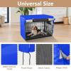Washable Ultramarine Dog Crate Cover, Easy to Install, Small view 4