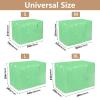 Ultra-Light Malachite Green Dog Crate Cover with Mesh Windows, UV-Resistant, for Two-Door Crates, X-Large view 3