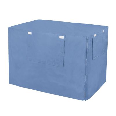 Dog Crate Cover, Pale Denim, Breathable, UV-Resistant, Medium