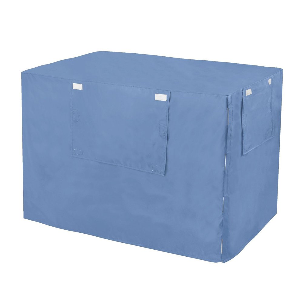 Dog Crate Cover, Pale Denim, Breathable, UV-Resistant, Medium