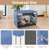 Dog Crate Cover, Pale Denim, Breathable, UV-Resistant, Medium view 4