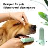 Pet Oral Care Finger Toothbrush for Dogs, Cats, Rabbits, Hamsters, and Puppies view 2