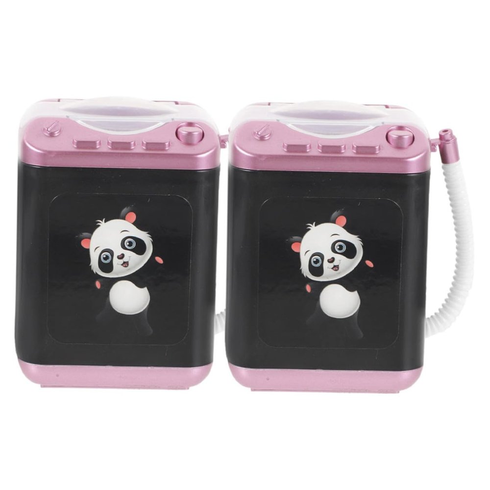 Homoyoyo Electric Makeup Sponge Cleaning Machines, Plastic, Automatic Cleaning, 2 Pieces, Compact and Portable