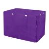 Washable Indigo Dog Crate Cover with Mesh Window Panels for Small Crates view 1