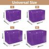 Washable Indigo Dog Crate Cover with Mesh Window Panels for Small Crates view 3