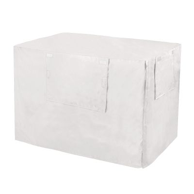 Snow Dog Small Durable Pet Crate Cover with Roll-Up Sides, Reduces Barking