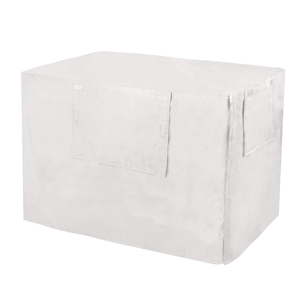 Snow Dog Small Durable Pet Crate Cover with Roll-Up Sides, Reduces Barking