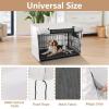 Snow Dog Small Durable Pet Crate Cover with Roll-Up Sides, Reduces Barking view 4