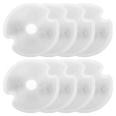 Abaodam 8-Piece Replacement Filters for Cat Water Fountains, ABS and Fabric