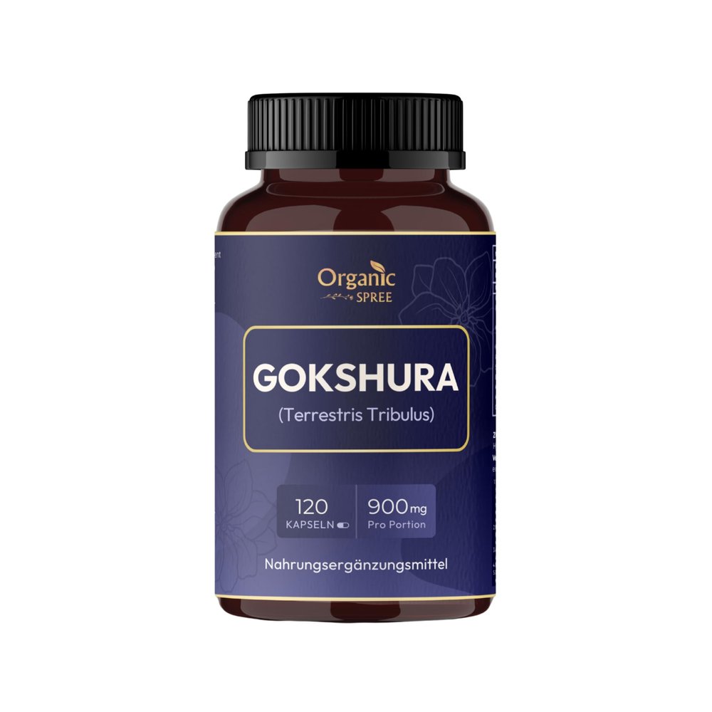 ORGANIC SPREE Gokshura 120 Capsules | Tribulus Terrestris | 900 mg per Serving
