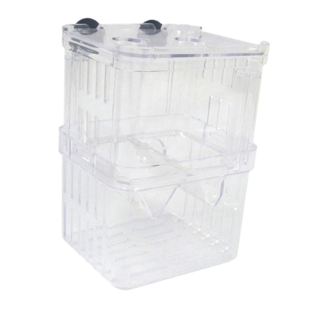 Ioensy Aquarium Fish Breeding Box, Transparent, Suction Cups