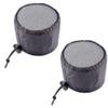 Wodsty Ventilation Cover for Ant Tents, Adjustable, Dustproof, with Elastic Band, Black, 15 x 9 cm, 2 Pack view 1