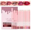 Red Lip Liner, 12 Colors, Long-Lasting Cream Makeup view 1