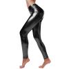 Women's Sexy Lingerie Pure Color Stretch Slim Leather Leggings (Black, XL) view 3