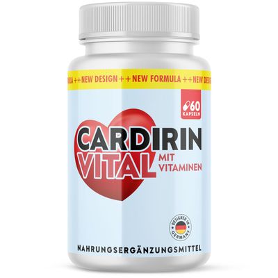 Cardirin Vital Capsules | Blend of Plant-Based Ingredients | for Men & Women | 60 Capsules