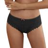 Women's Crochet Lace-Up Panty, Black, XXXL view 1