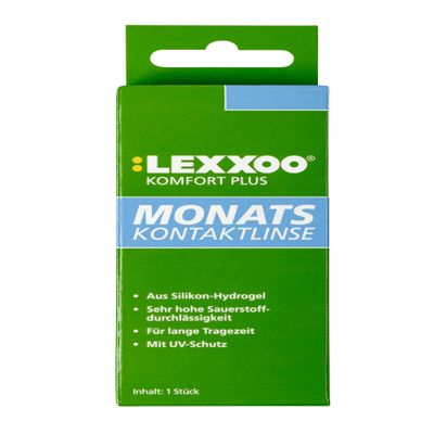 LEXXOO Komfort Plus Monthly Contact Lens -2.75 D, Silicone Hydrogel