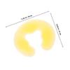 LOLIPPYY U-Shaped Silicone Spa Pillow, Washable, Yellow view 2