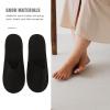 Alipis Unisex Black Felt Slippers with Non-Slip Sole for Hotels and Resorts view 4