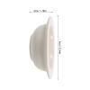 jojofuny 2-Piece White Ceramic Aromatherapy Bowls, Hat Design view 2