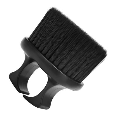Portable Knuckle Beard Brush for Men and Barbers, Black