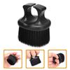 Portable Knuckle Beard Brush for Men and Barbers, Black view 4