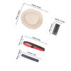 ARTIBETTER Sourdough Starter Accessory Set with Fabric Cover, Thermometer Strips and Date Rings for Glass Jars view 2