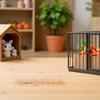 Toddmomy 2-Pack Pink Metal Hay Racks for Small Animals view 4