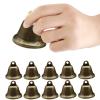 YUOIUX Small Hanging Bells, Christmas Bells, Pet Collar Bells, Wedding Bells, Halloween Decoration, 10 Pieces view 2