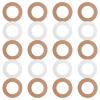 Wax Warmer Paper Protective Rings, 20-Pack, White view 1