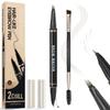 2CHILL 30° Curved Eyebrow Pencil, 2-in-1 Waterproof Microblading Pen, 4 Tips, Light Brown view 1