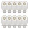 10 Colostomy Bags, One-Piece Ostomy Bag with Air Outlet, Hook-and-Loop Closure, Cut-to-Fit (15–57 mm) view 1