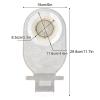 10 Colostomy Bags, One-Piece Ostomy Bag with Air Outlet, Hook-and-Loop Closure, Cut-to-Fit (15–57 mm) view 2