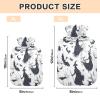 Hot Water Bottle with Bat Design, Fleece Cover, PVC, 2 L view 3