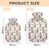 Koala Holly Leaf Print Hot Water Bottle with Fleece Cover, 2 L view 3
